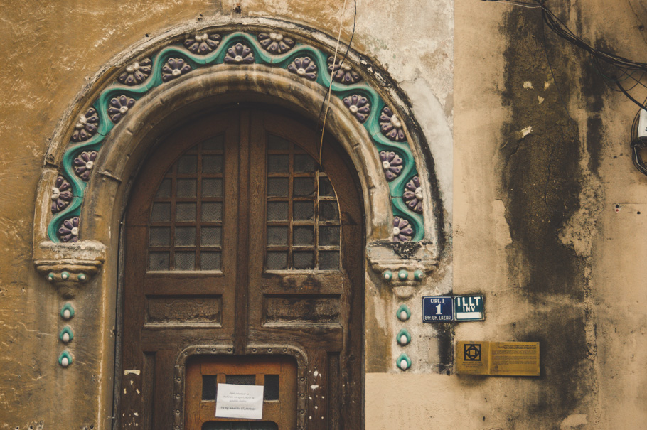 Arched doorway in Timisoara