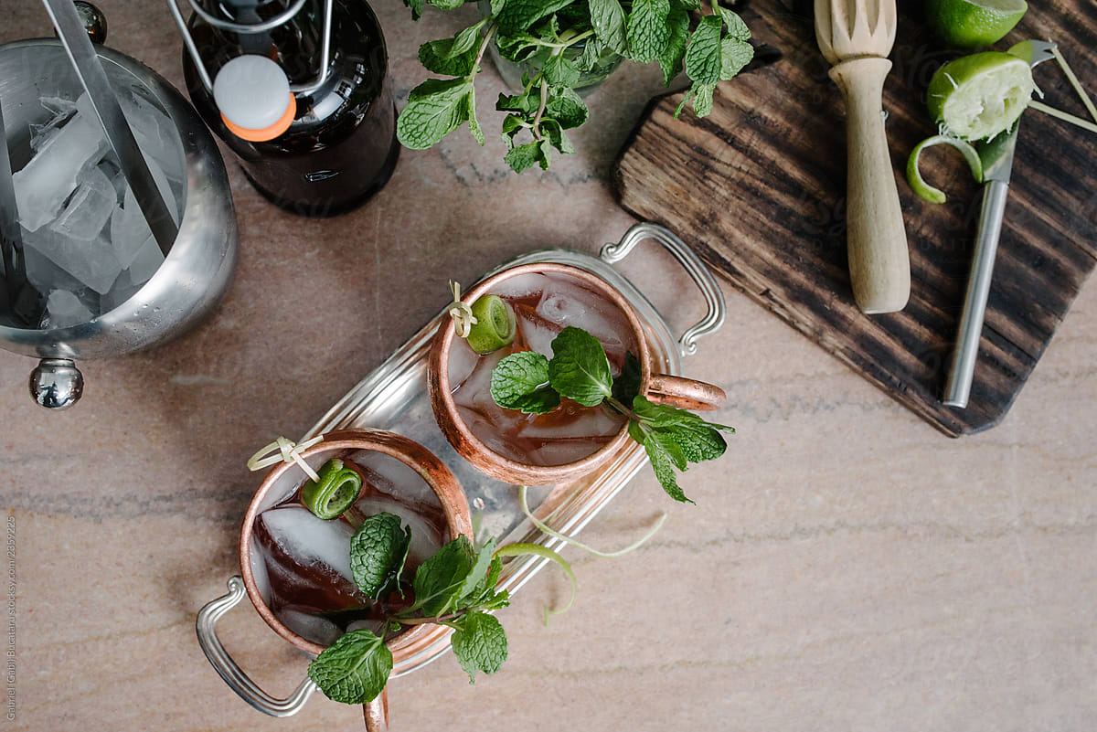 Moscow Mule Copper Cups