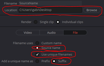 slow motion file export settings